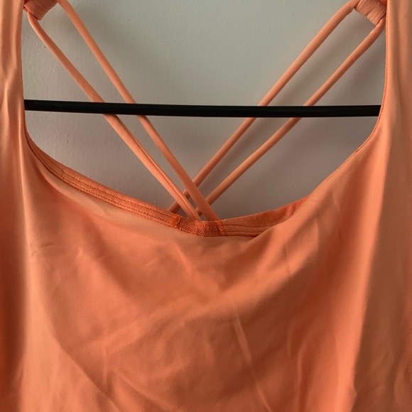 Orange Lululemon Workout Tank - Picture 4 of 8